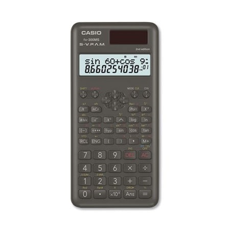 Casio Casio, FX-300MSPLUS2 SCIENTIFIC CALCULATOR, 12-DIGIT LCD FX300MSPLUS2